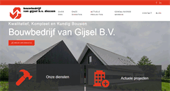 Desktop Screenshot of bouwbedrijfvangijsel.nl